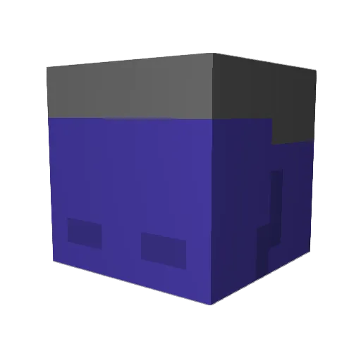 Hurts_Sometimes Minecraft avatar head, 3D render