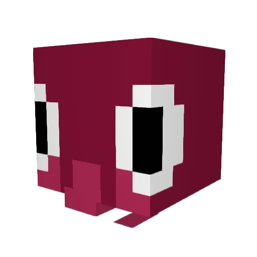 Hurzz0815 Minecraft avatar head, 3D render