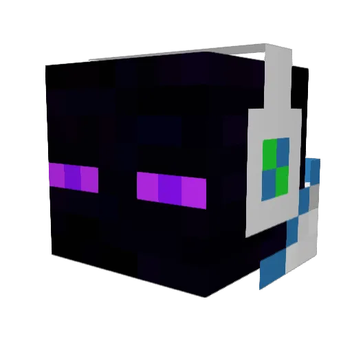 Husarensumo Minecraft avatar head, 3D render