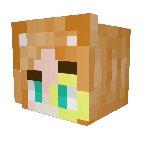 Husarz123 Minecraft avatar head, 3D render