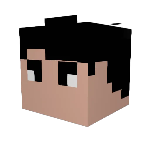 Husby14 Minecraft avatar head, 3D render