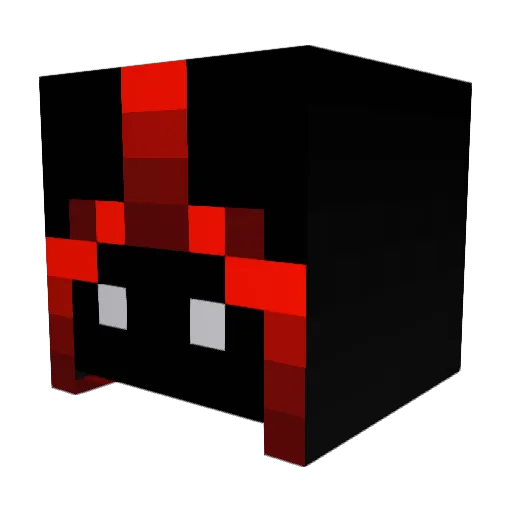 Husetzer Minecraft avatar head, 3D render