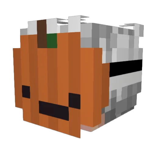 Hushuai66 Minecraft avatar head, 3D render