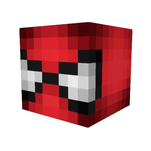 Husky0918 Minecraft avatar head, 3D render