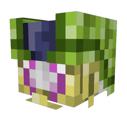 HuskyBlue6175 Minecraft avatar head, 3D render