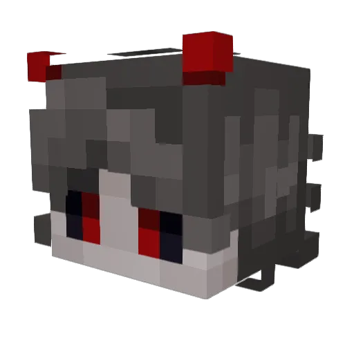 Husky_6726 Minecraft avatar head, 3D render