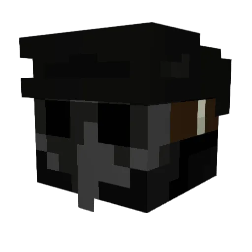 Husky_Dragon14 Minecraft avatar head, 3D render