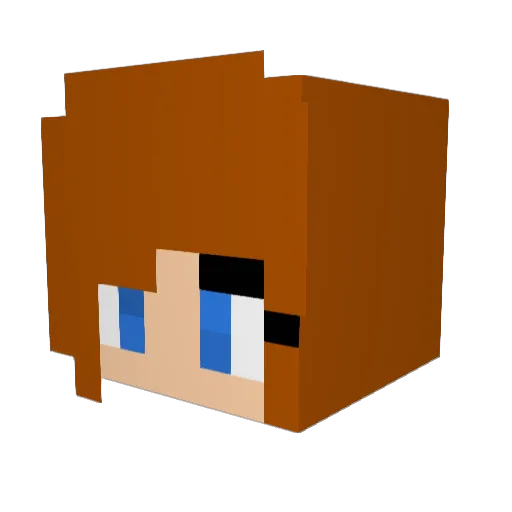 Huskylover11 Minecraft avatar head, 3D render