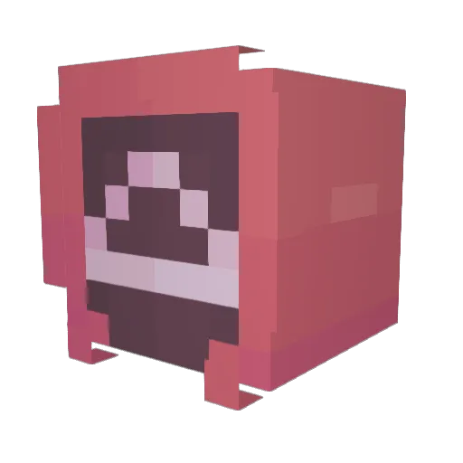 Husleveslol Minecraft avatar head, 3D render