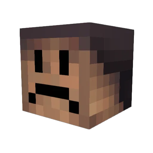 Huss4in226 Minecraft avatar head, 3D render
