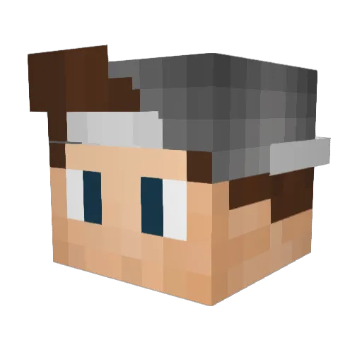 Hussain_4Ever Minecraft avatar head, 3D render