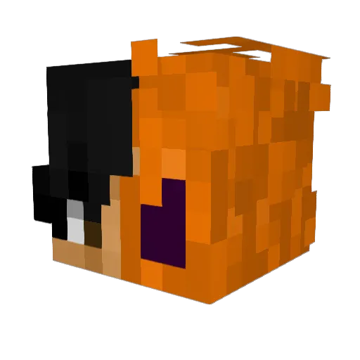 Husseeiin___ Minecraft avatar head, 3D render