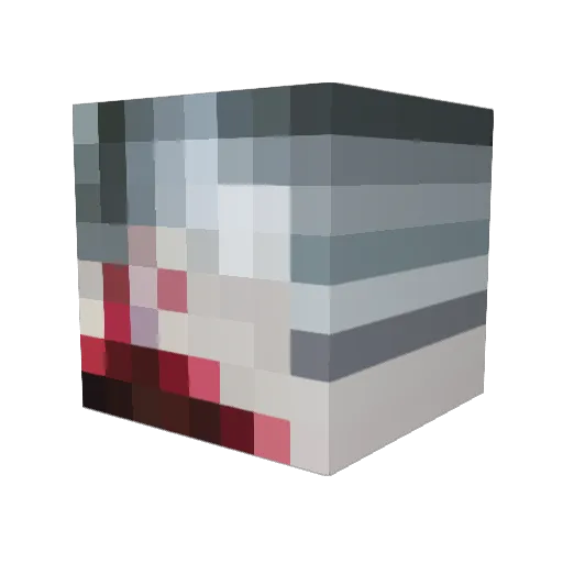 HustejDzonny8xd Minecraft avatar head, 3D render