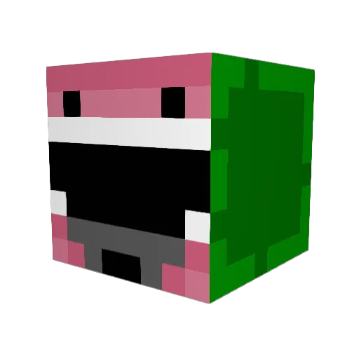 Hutcher80 Minecraft avatar head, 3D render