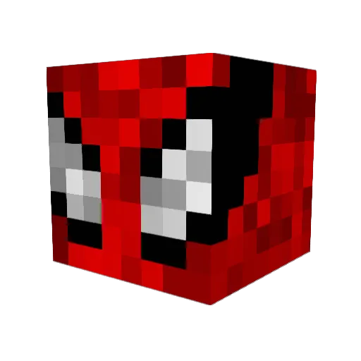 Hutchyr Minecraft avatar head, 3D render