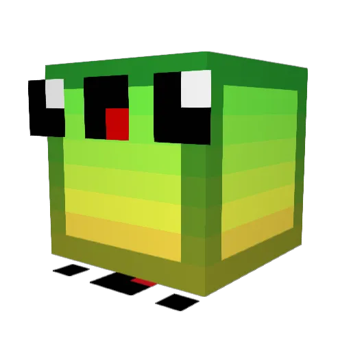 Hutsefruts Minecraft avatar head, 3D render