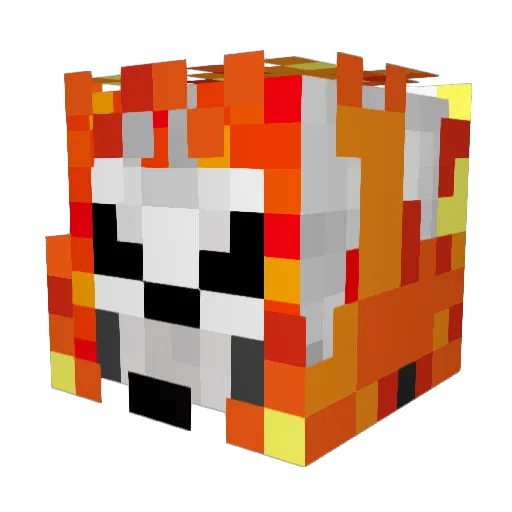 Hutto27095 Minecraft avatar head, 3D render