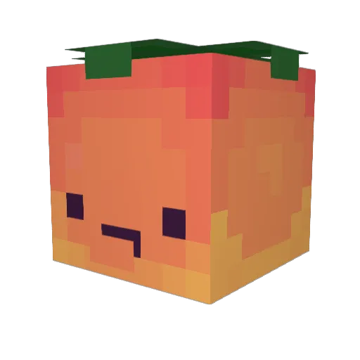 Huwmongous Minecraft avatar head, 3D render