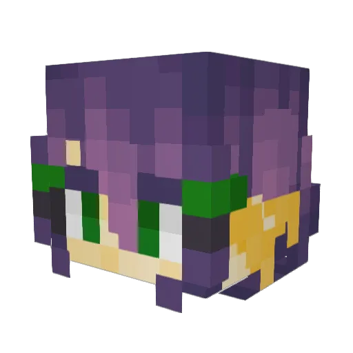 Huyguy23 Minecraft avatar head, 3D render