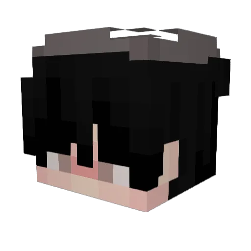 HvnggVN Minecraft avatar head, 3D render