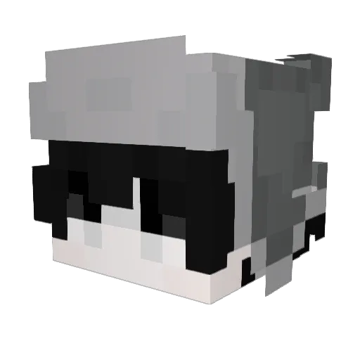 HwanIn_ Minecraft avatar head, 3D render