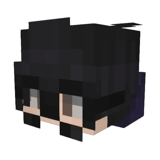Hwantasy Minecraft avatar head, 3D render