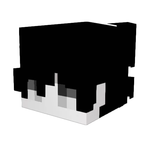 Hwichannoh Minecraft avatar head, 3D render