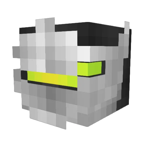 Hwoaranglink Minecraft avatar head, 3D render