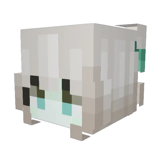 Hx78652 Minecraft avatar head, 3D render