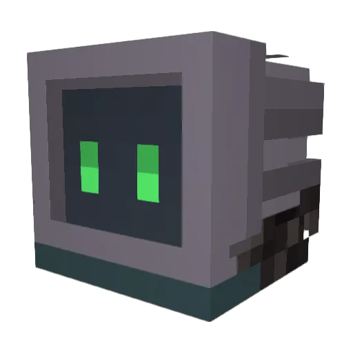 Hx9_ Minecraft avatar head, 3D render