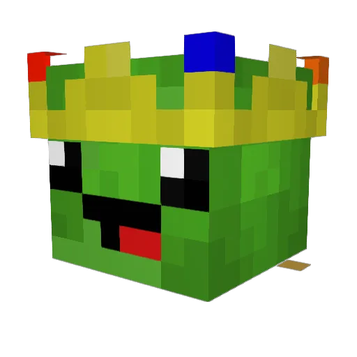 HxB_X Minecraft avatar head, 3D render