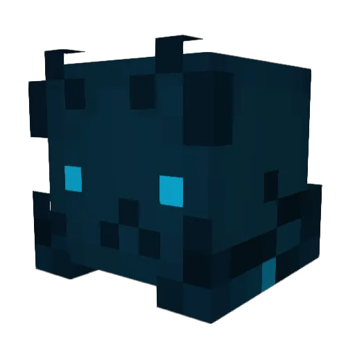 Hxllebarde Minecraft avatar head, 3D render