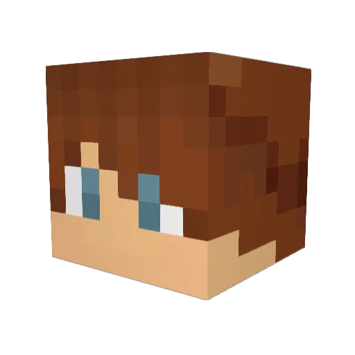 HxnchoGod Minecraft avatar head, 3D render