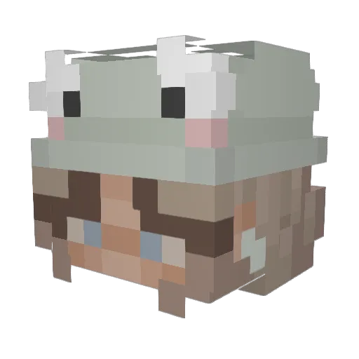 Hxney_jar Minecraft avatar head, 3D render