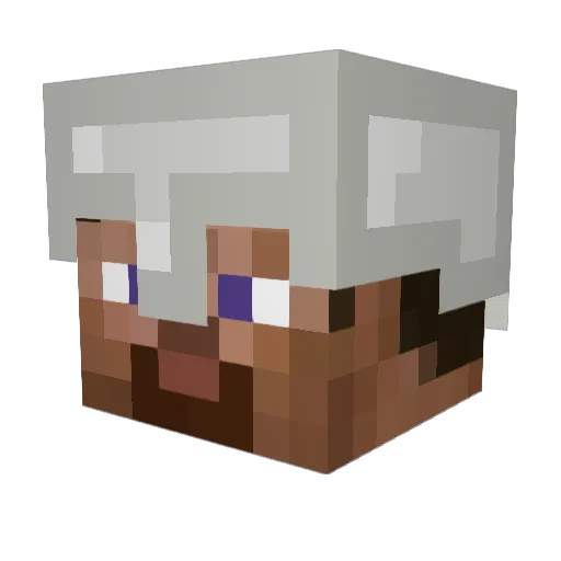 Hxntxi_ Minecraft avatar head, 3D render