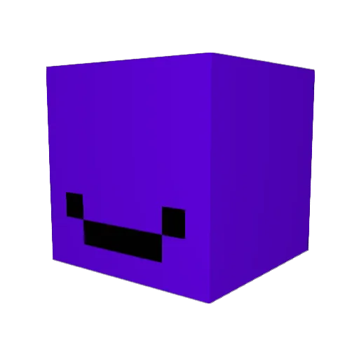 Hxrvqrd Minecraft avatar head, 3D render