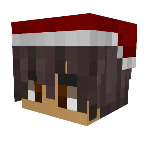 Hxteee Minecraft avatar head, 3D render