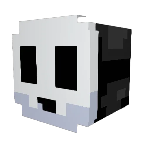 HyDevCM Minecraft avatar head, 3D render