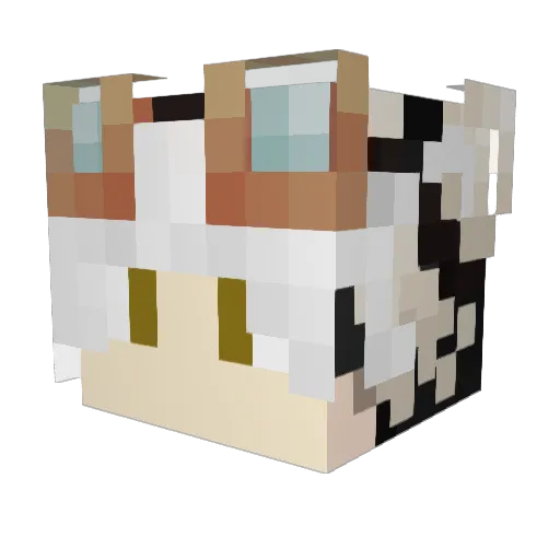 HyMahmud Minecraft avatar head, 3D render