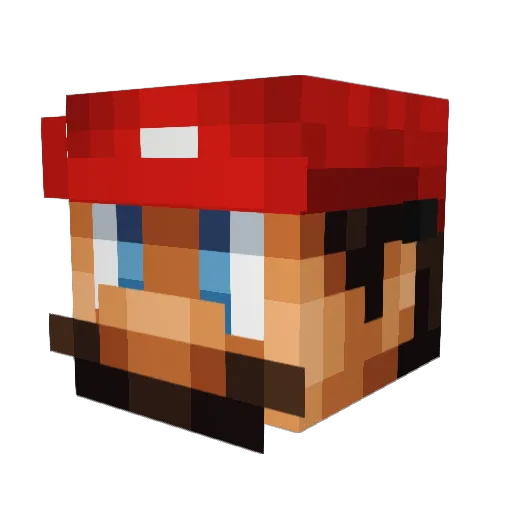 HyPex_Jri Minecraft avatar head, 3D render
