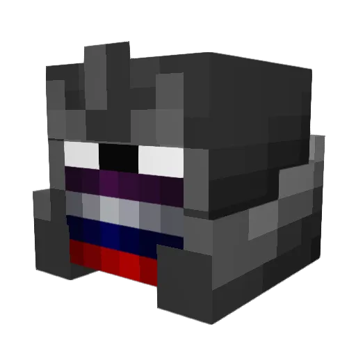 HyPizdec Minecraft avatar head, 3D render