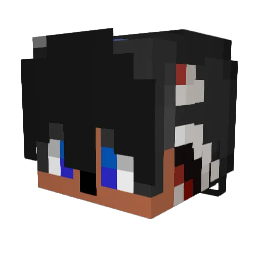 HyZeR_77 Minecraft avatar head, 3D render