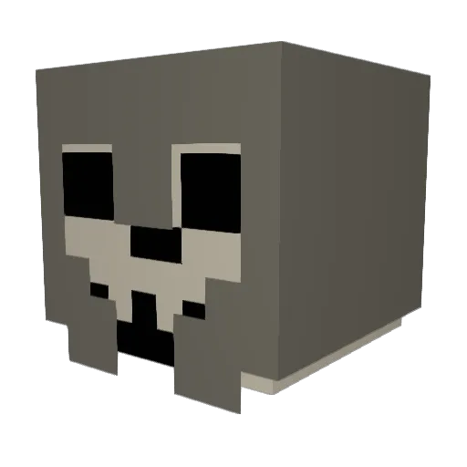 Hyacinth_Knight Minecraft avatar head, 3D render