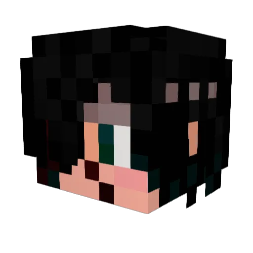 HyanP Minecraft avatar head, 3D render