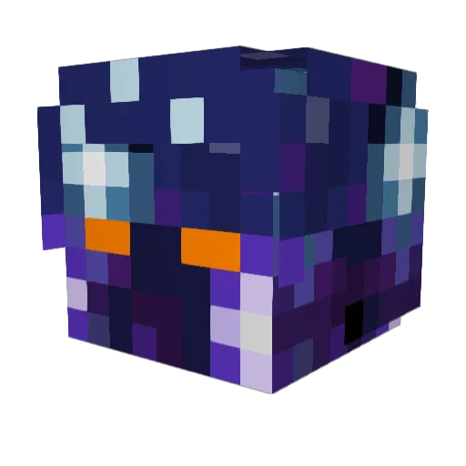 Hyauz Minecraft avatar head, 3D render