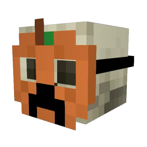 Hyc Minecraft avatar head, 3D render