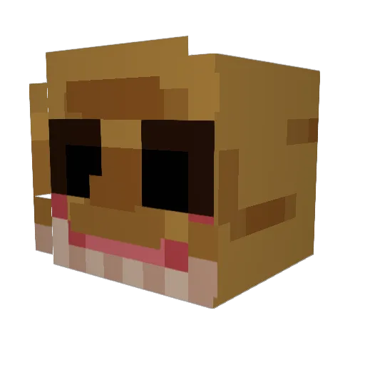 HydentToast Minecraft avatar head, 3D render