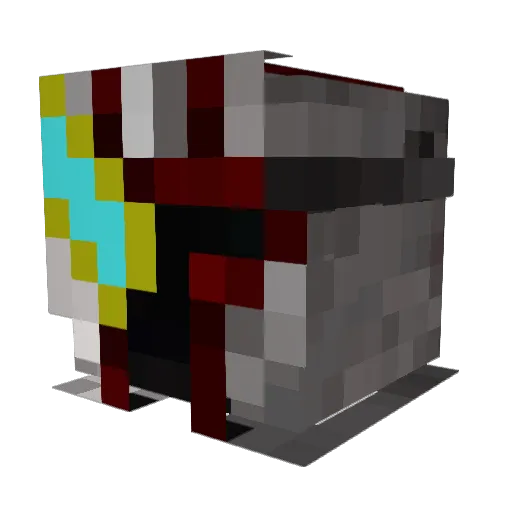 Hyder710 Minecraft avatar head, 3D render