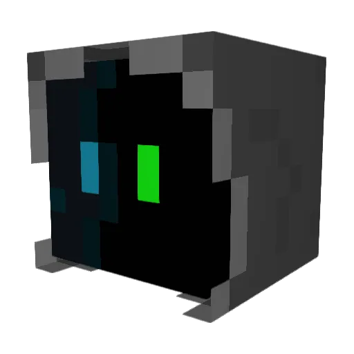 HyderBoy Minecraft avatar head, 3D render