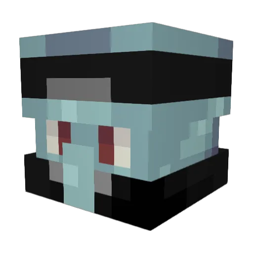 Hydra2011 Minecraft avatar head, 3D render